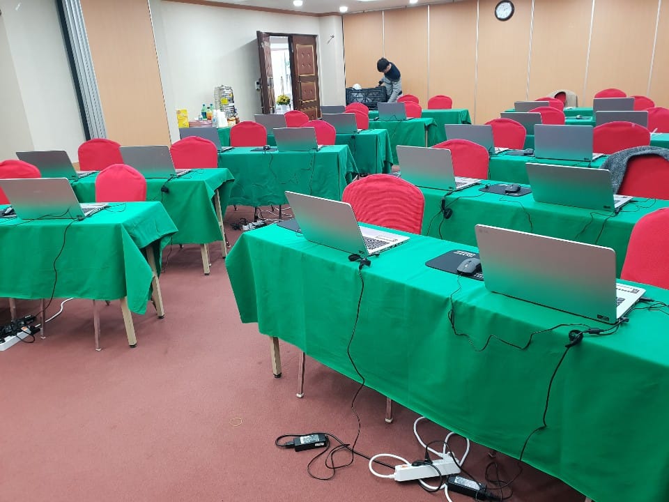 안동노트북렌탈/대여 한국국학진흥원 교육연수용 설치!